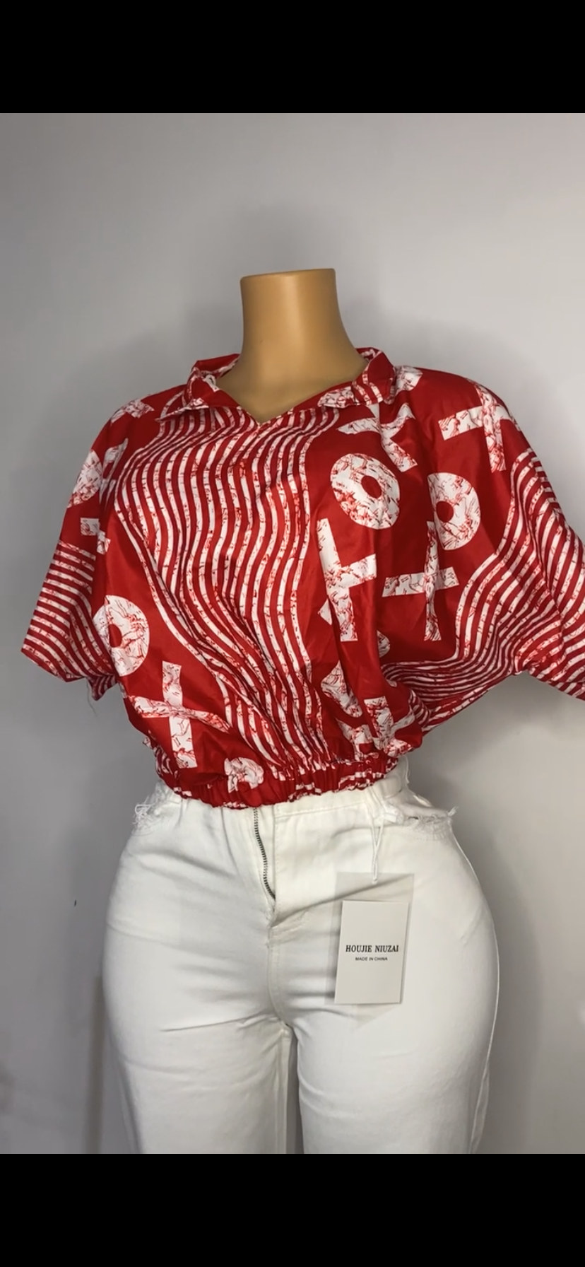 3 styles Ankara top