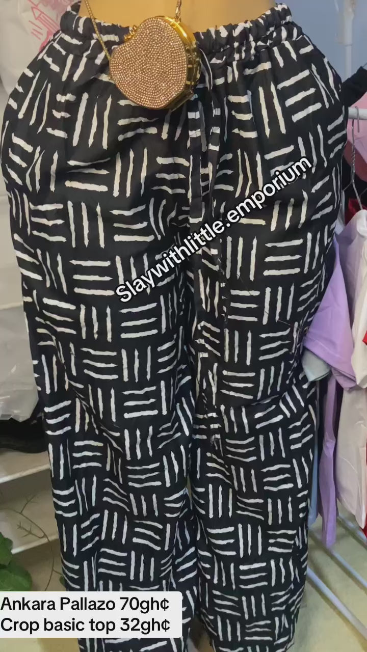 Ankara Pallazo pants